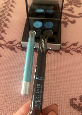 Mavi Tonlarda Göz Farı+süperLiner+far - Görsel 3