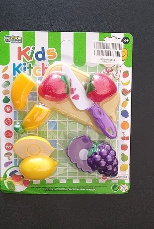 Accessorize Cırt cırtlı Meyve Kesme Oyunu Kids Kitchen