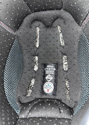 Beyaz Baskılı Seramik Motosiklet Kaskı Nolan - Görsel 4