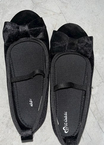 LCW Kız Çocuk Siyah Lastikli Babet Ayakkabı - Görsel 2