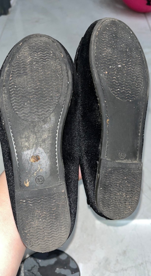 LCW Kız Çocuk Siyah Lastikli Babet Ayakkabı - Görsel 3