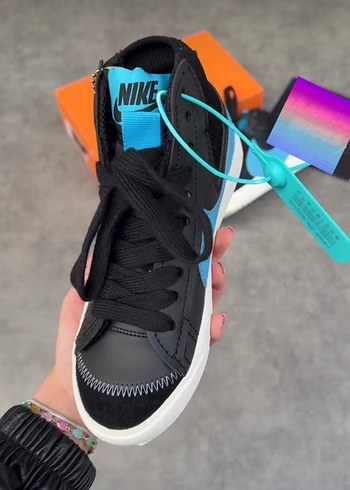 38 Beden Nike Kadın Blazer Siyah Spor Ayakkabı 38