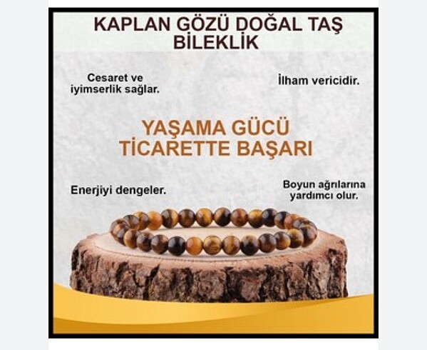 Oniks ve kaplan gözü doğal taş