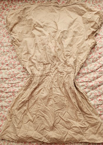 Nakışlı Bohem Keten tunik - Görsel 3