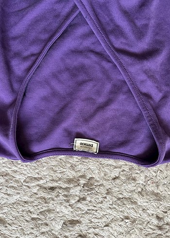 mor dekolteli bluz - Görsel 4