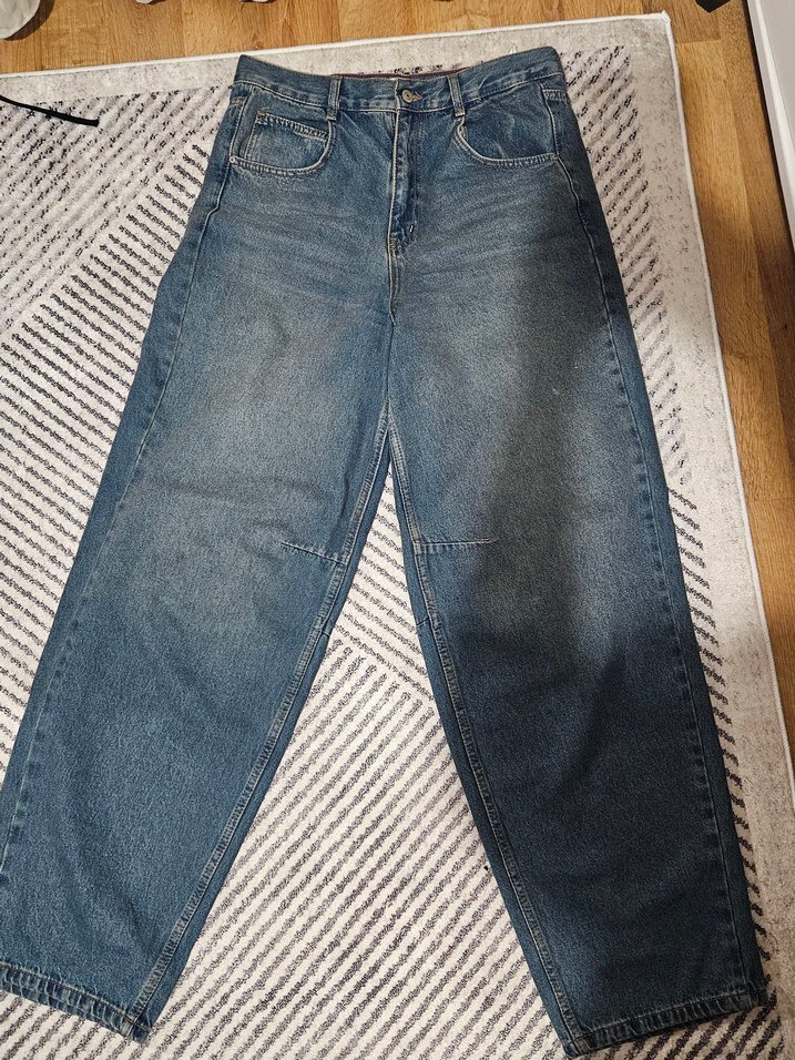 Kadın baggy jean - Görsel 3