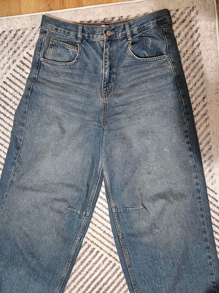 Kadın baggy jean - Görsel 4