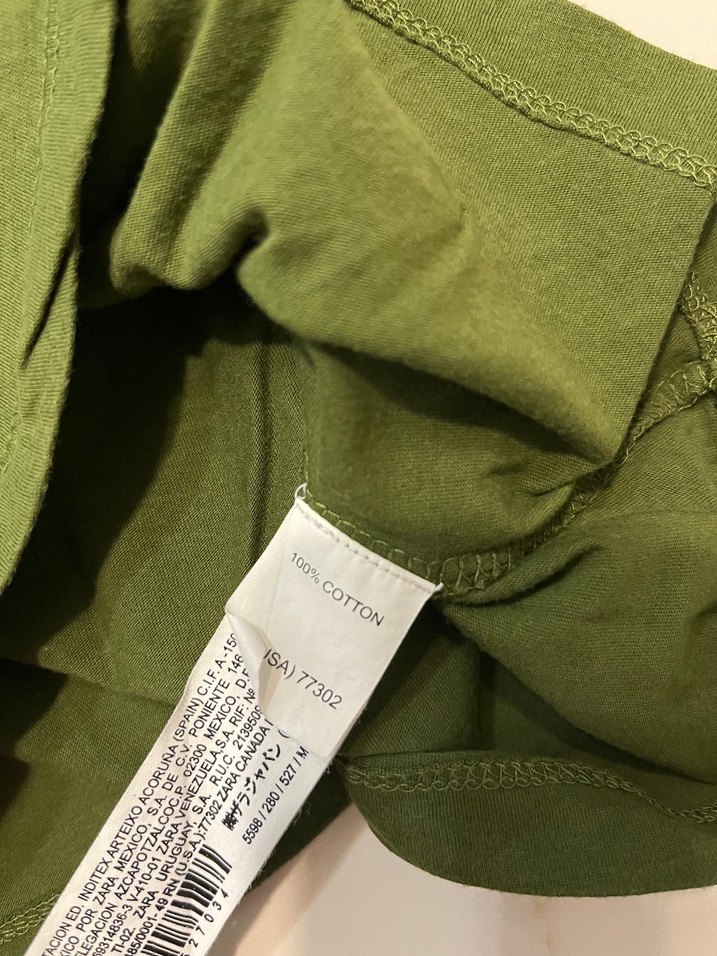 Nakışlı Yeşil Bohem vintage bluz - Görsel 5