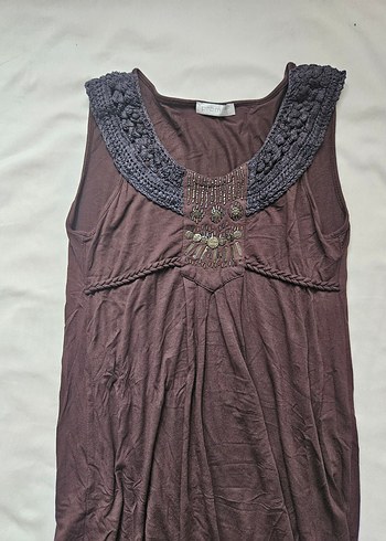 promod vintage mini elbise - Görsel 2