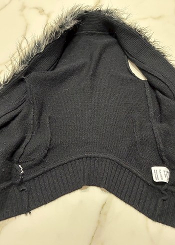 kürklü vintage yelek - Görsel 4