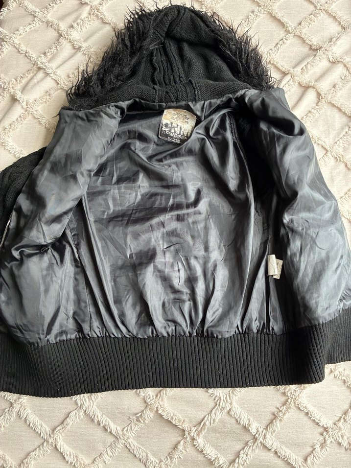 kürk detaylı gotik hırka - Görsel 5