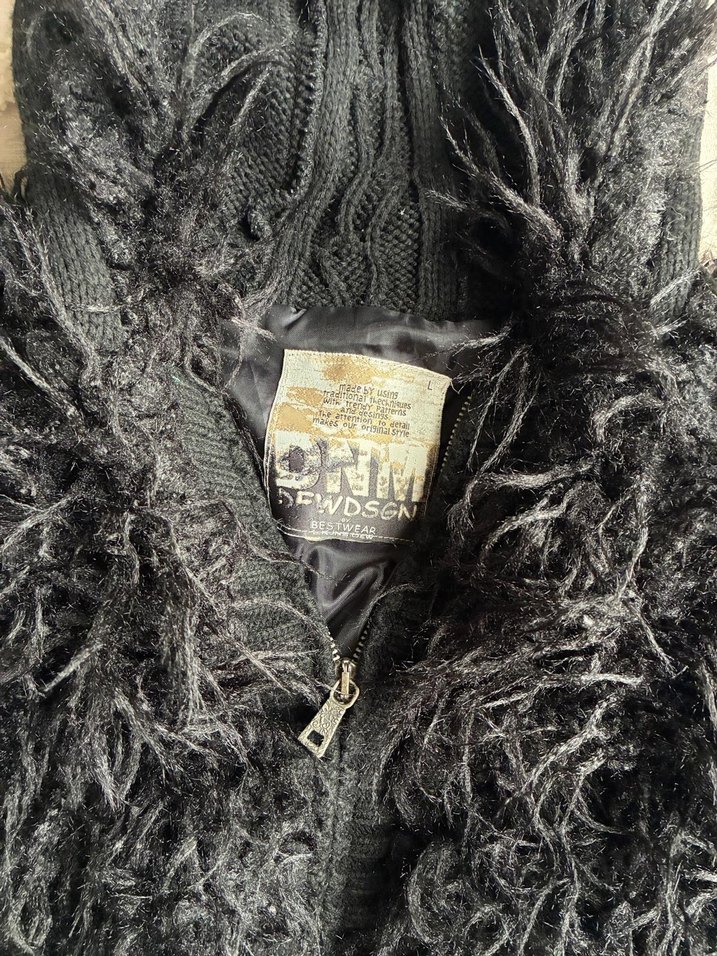 kürk detaylı gotik hırka - Görsel 4