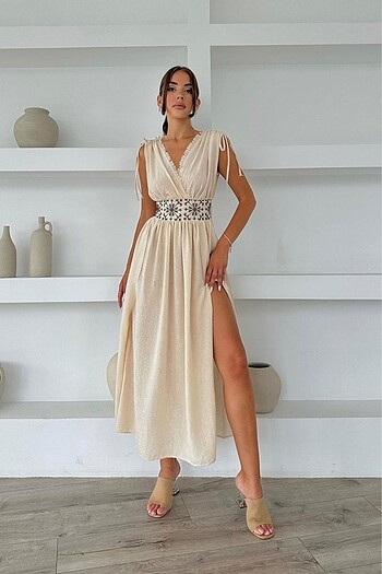 Zara Bohem Helenistik midi elbise