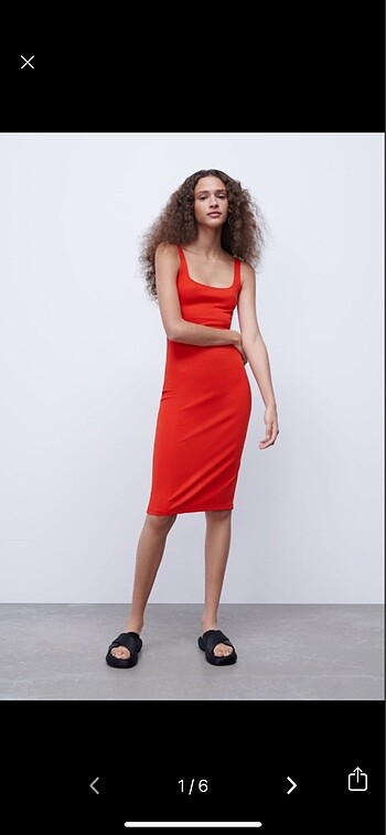 Zara kalem elbise