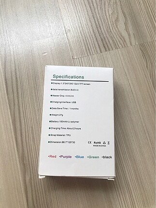  Beden mor Renk Akıllı saat