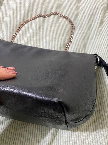 Beden siyah Renk bershka omuz çantası