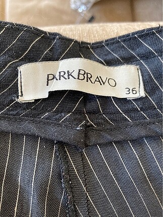 36 Beden Orjinal Park Bravo şık ve rahat kesim keten pantolon