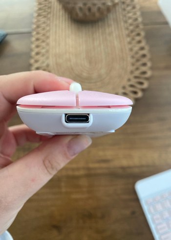 Pembe Kablosuz Klavye ve Pastel Pembe Mouse - Görsel 6