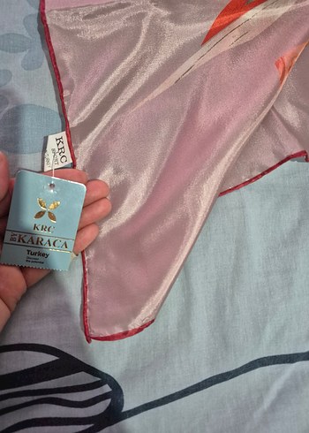 Bohem Çok Renkli İpek Görünümlü Fular Eşarp - Görsel 3