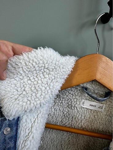 Çocuk kürklü kot ceket - Görsel 5