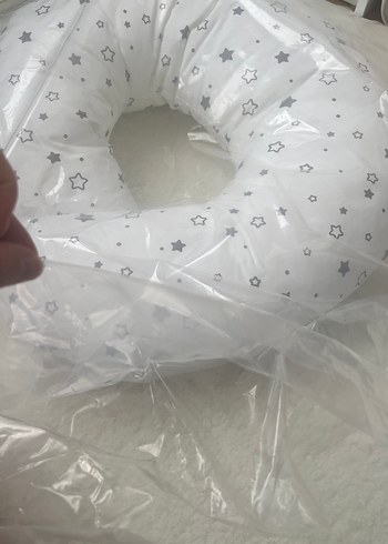 Yataş Gri Yıldız Desenli Beyaz Emzirme ve Hamilelik Yastığı - Görsel 2