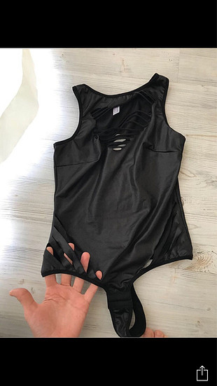 Deri body süit deri görünümlü