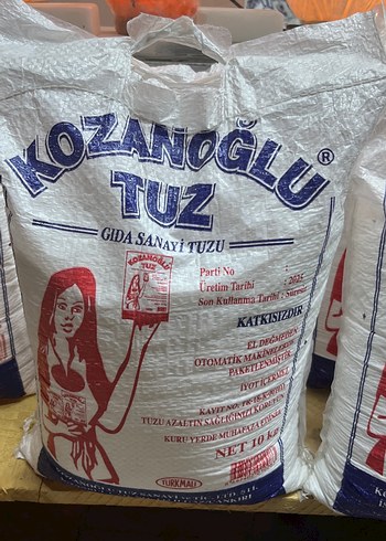 Kozanoğlu Katkısız Gıda Tuz 10 kg