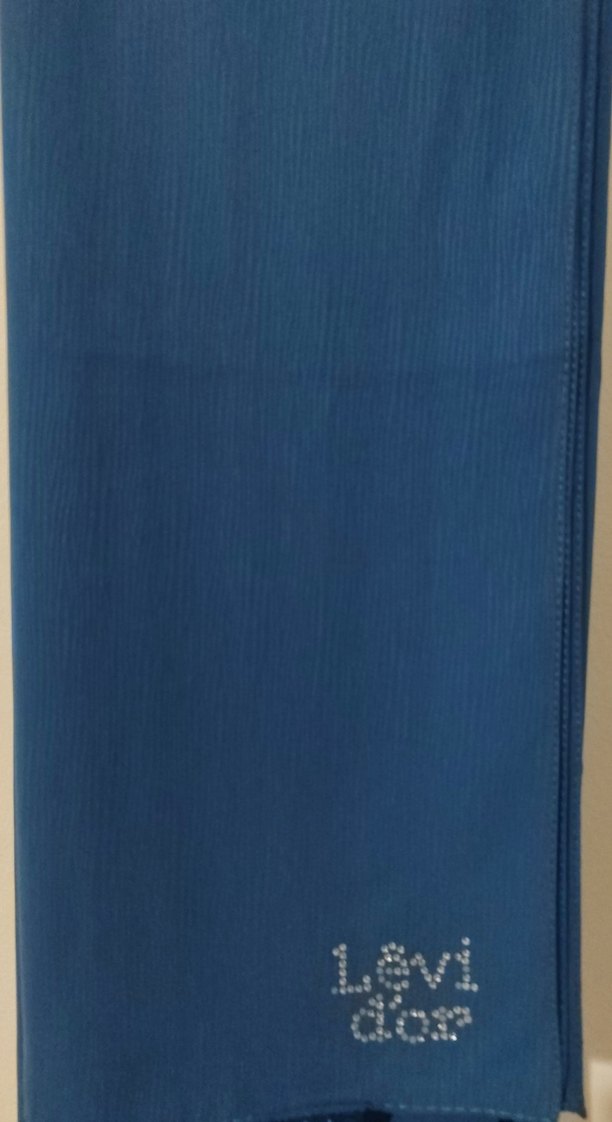 Kadın Mavi Levidor Şal - Görsel 4