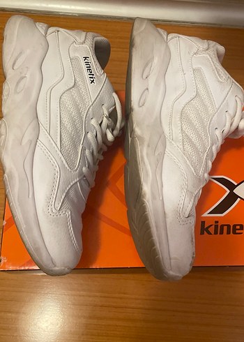 #Kinetik Beyaz Kadın Spor Ayakkabı - Görsel 5