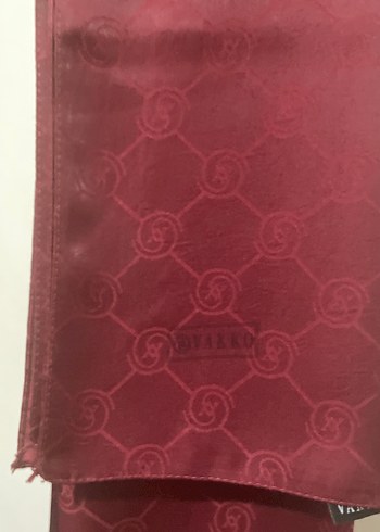 Bordo Kadın İpek Görünümlü Şal - Görsel 2