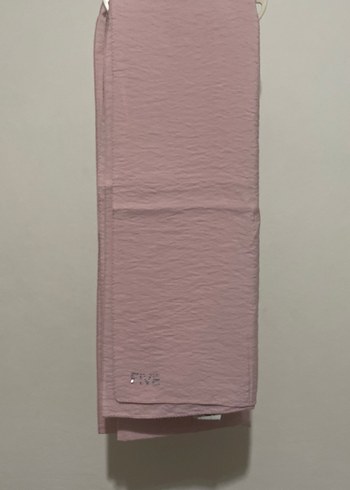 Pembe Kadın Keten  Şal - Görsel 4