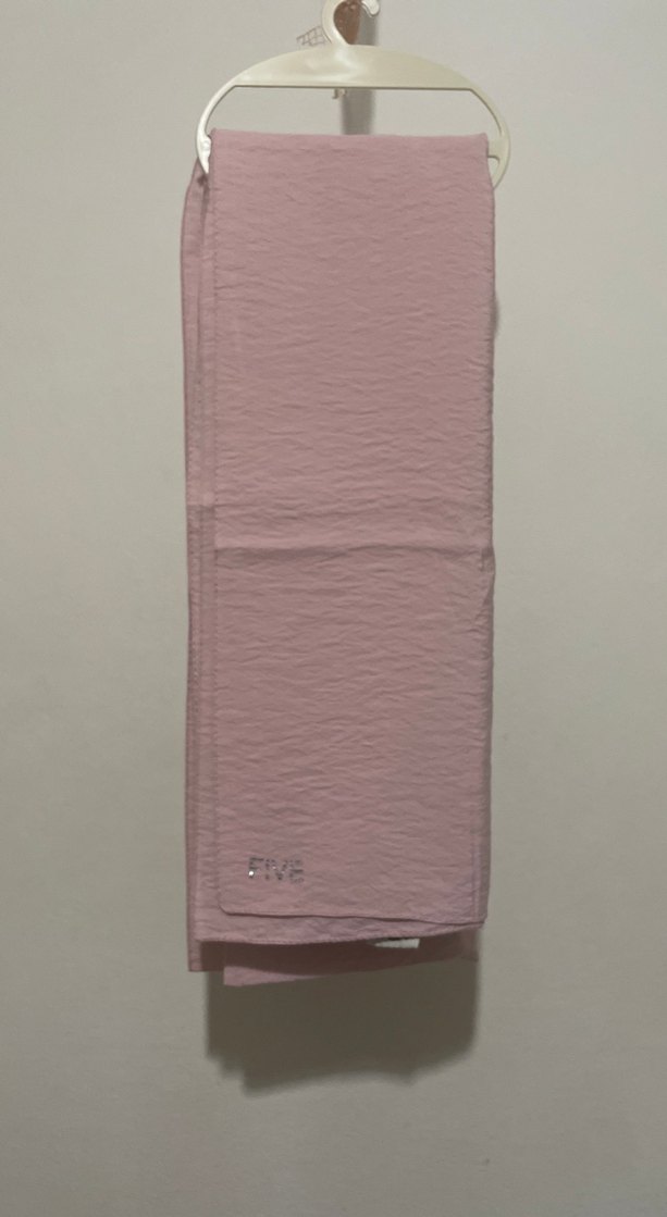 Pembe Kadın Keten  Şal - Görsel 3