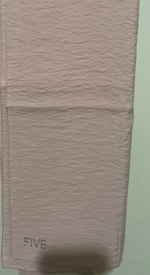 Pembe Kadın Keten  Şal - Görsel 2