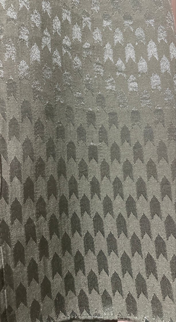 Yeşil Gri Pilili Kadın Şal LOSY - Görsel 2