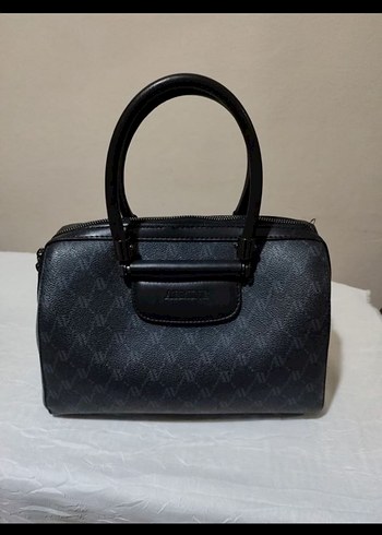 Armine Lacivert Deri Kadın Çanta - Görsel 2