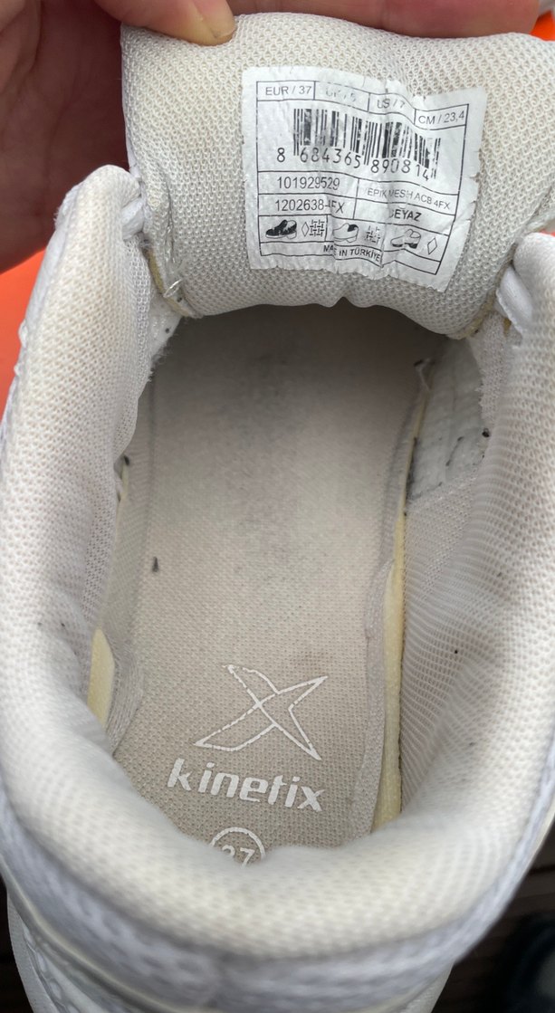 Beyaz Kadın Spor Ayakkabı Kinetix - Görsel 5
