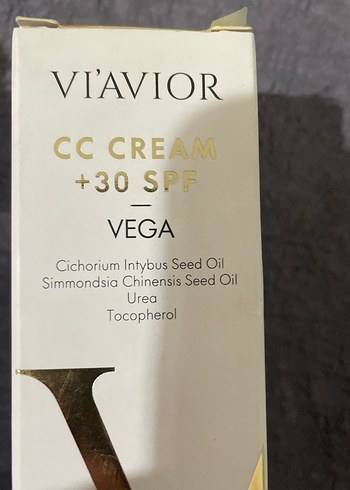 Viavior Vega Altın Renkli CC Krem +30 SPF - Görsel 4