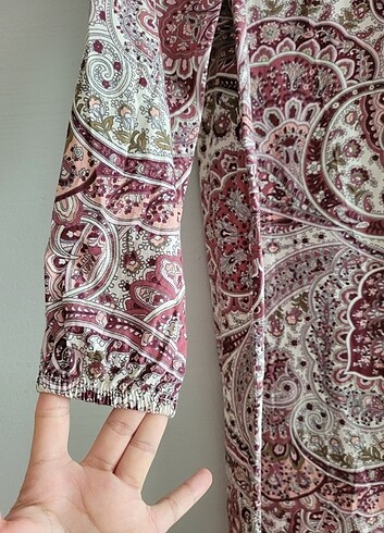 36 Beden çeşitli Renk Ceylan otantik etnik desen uzun elbise