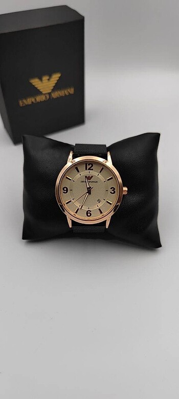 EMPORİO ARMANİ HASIR ERKEK SAAT
