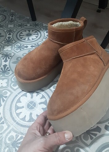 36 Beden camel Renk Ugg taz