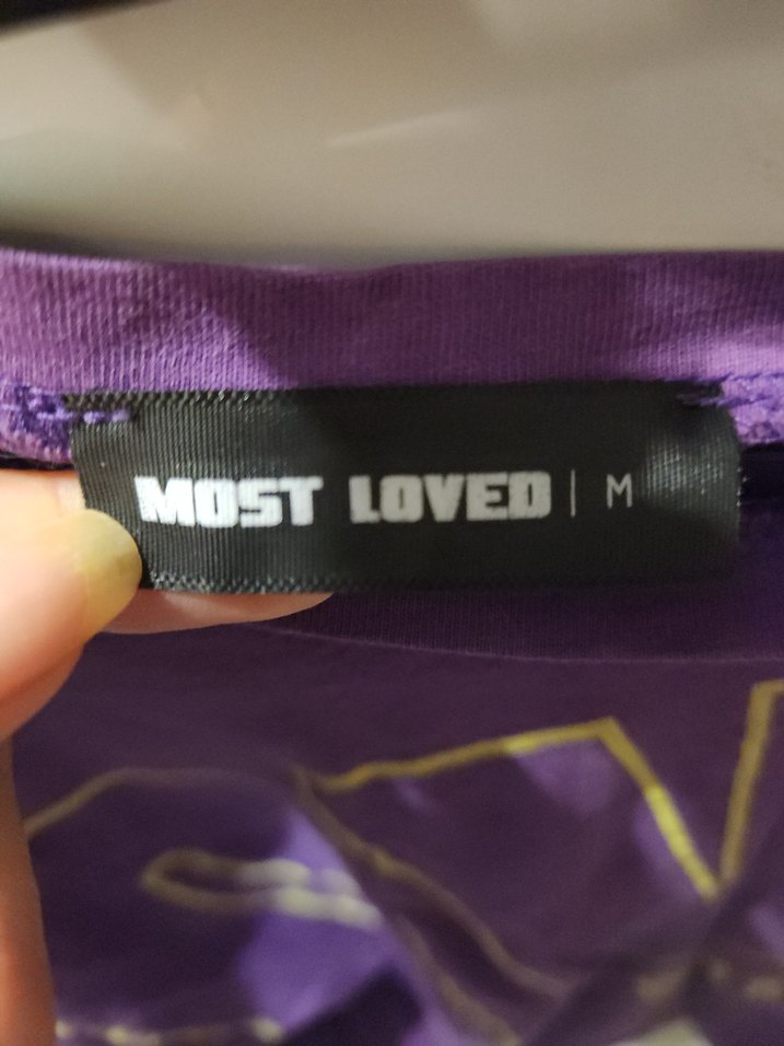 Mor Mini Kadın Tişört, Kısa Kollu, Kısa Üst - Görsel 2