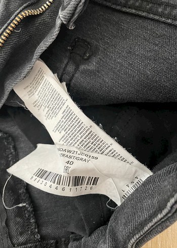 Trendyol & Milla Siyah Kadın Kot Pantolon - Kemerli, Uzun