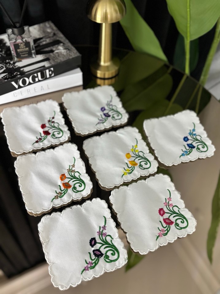 Nakışlı sunum peçetesi - Görsel 2