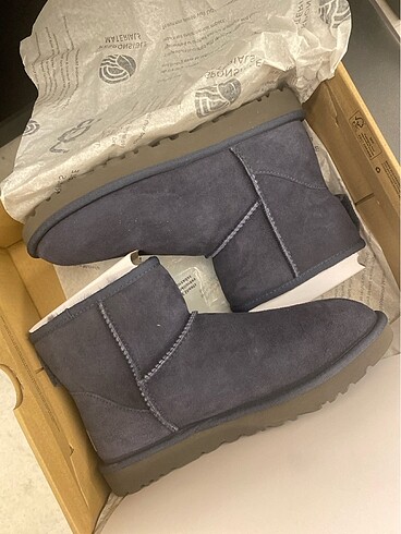 38 Beden lacivert Renk UGG Classic Mini Lacivert
