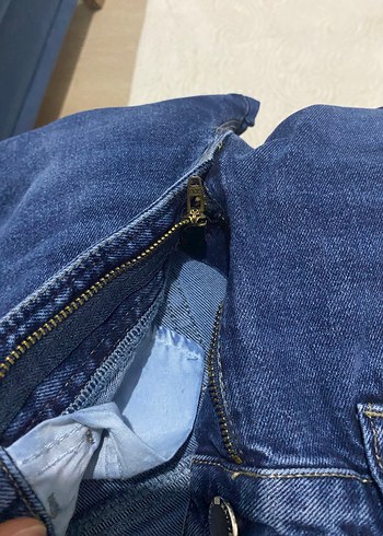 Kadın Lacivert Normal Kesim Jean - Görsel 2