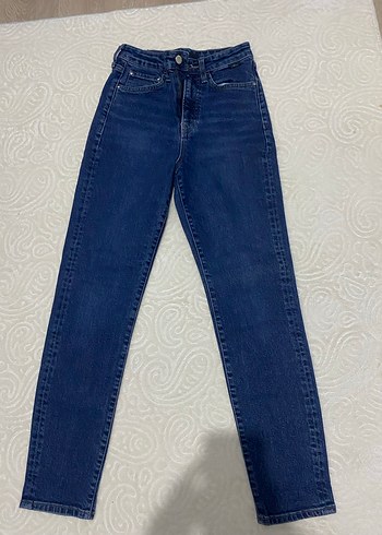Kadın Lacivert Normal Kesim Jean - Görsel 5
