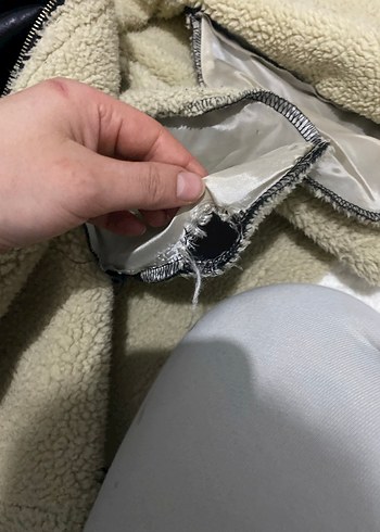 Deri Suni Kürklü Kadın Ceket - Görsel 5