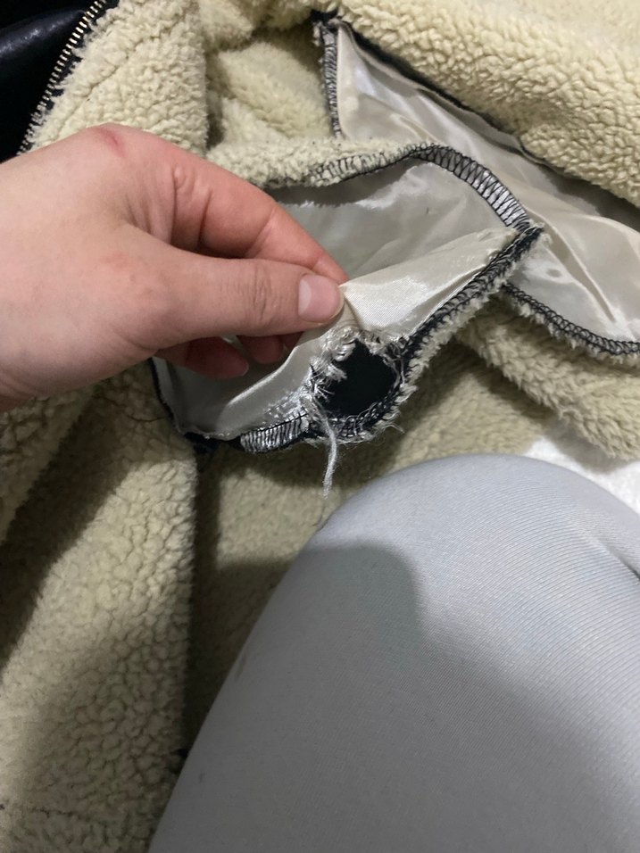 Deri Suni Kürklü Kadın Ceket - Görsel 5