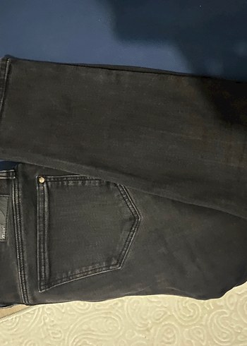 SiyahKadın Denim Normal Boy Kot - Görsel 2