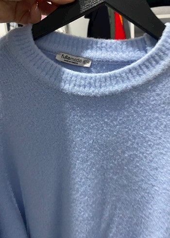 Mavi Kadın yumoş kazak - Görsel 2